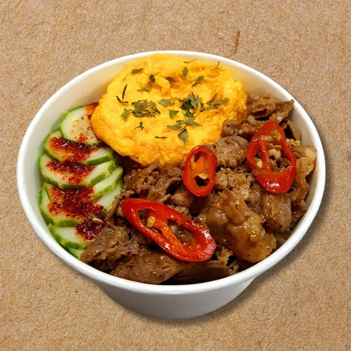 bò sả ớt Cơm Bò Sả Ớt (Cay Nhẹ)