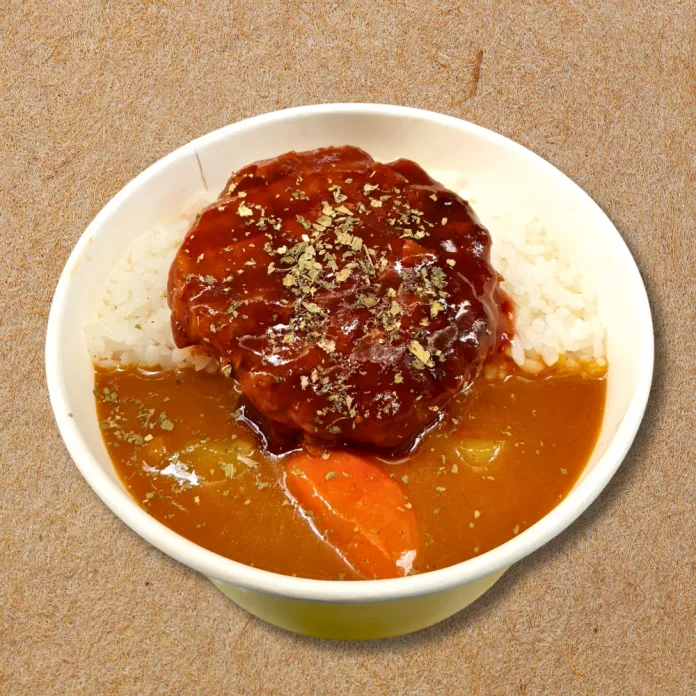 burger cà ri burger heo cà ri