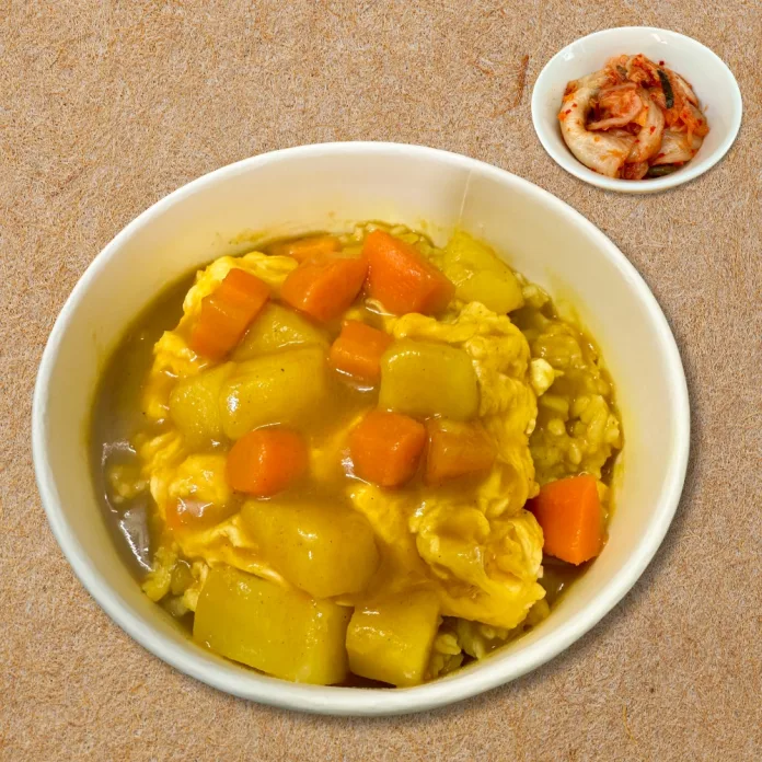 cà ri trứng chiên Cơm Cà-ri Trứng Chiên - Scrambled Egg Curry