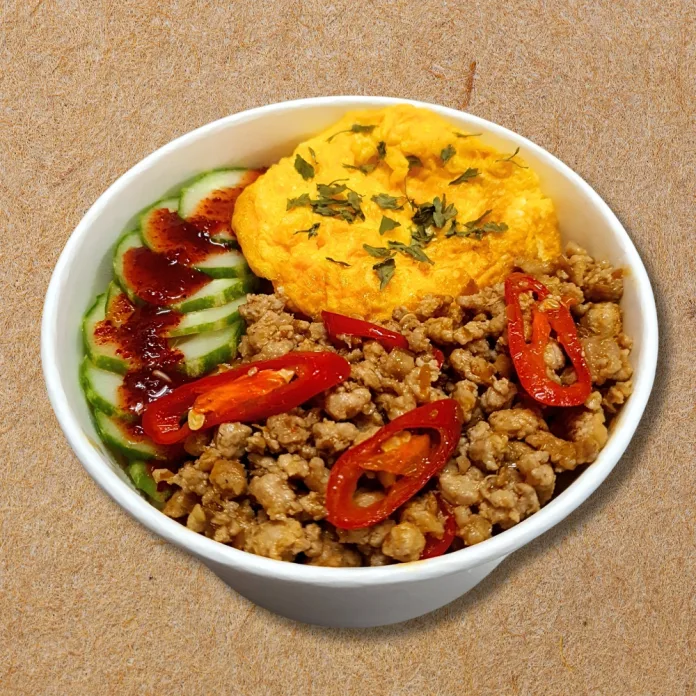 heo sả ớt Cơm Heo Bằm Sả Ớt (Cay Nhẹ)